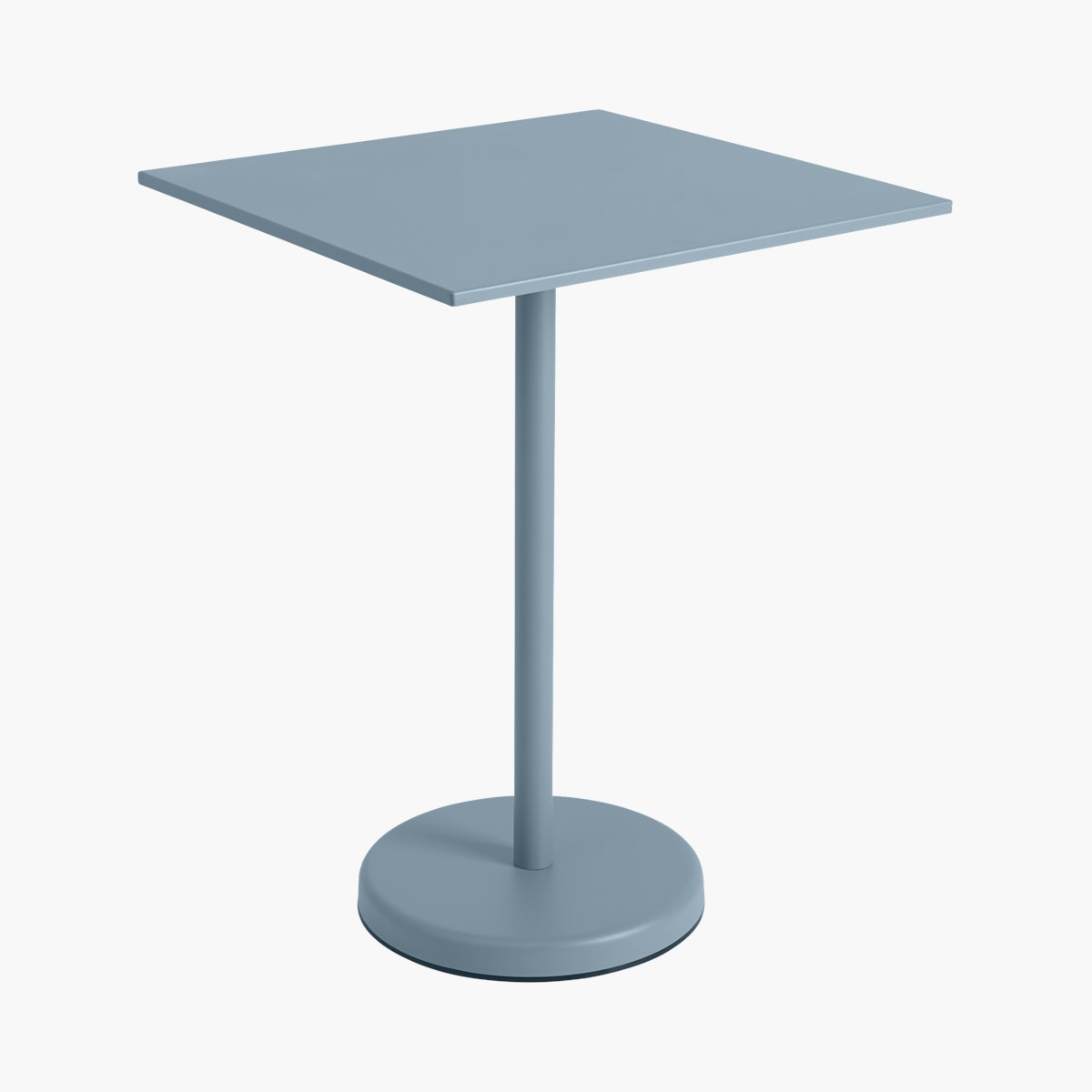 Linear Steel High Table Linear Steel High Square Table