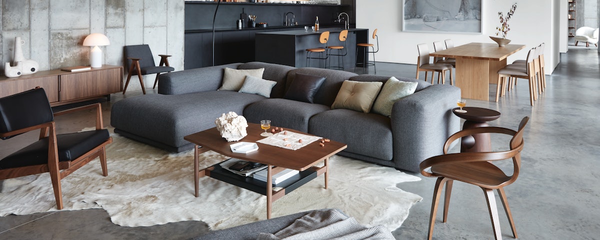 Kelston Sectional with Chaise Left in a living room setting