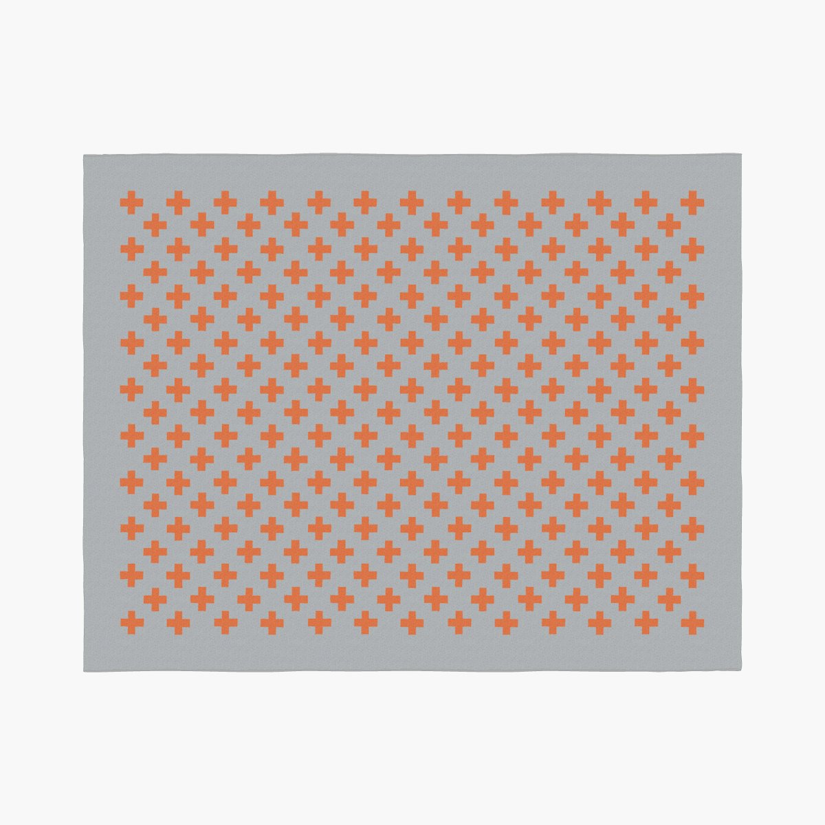 Plus Rug by Alexander Girard Plus Rug by Alexander Girard, Gray/Orange