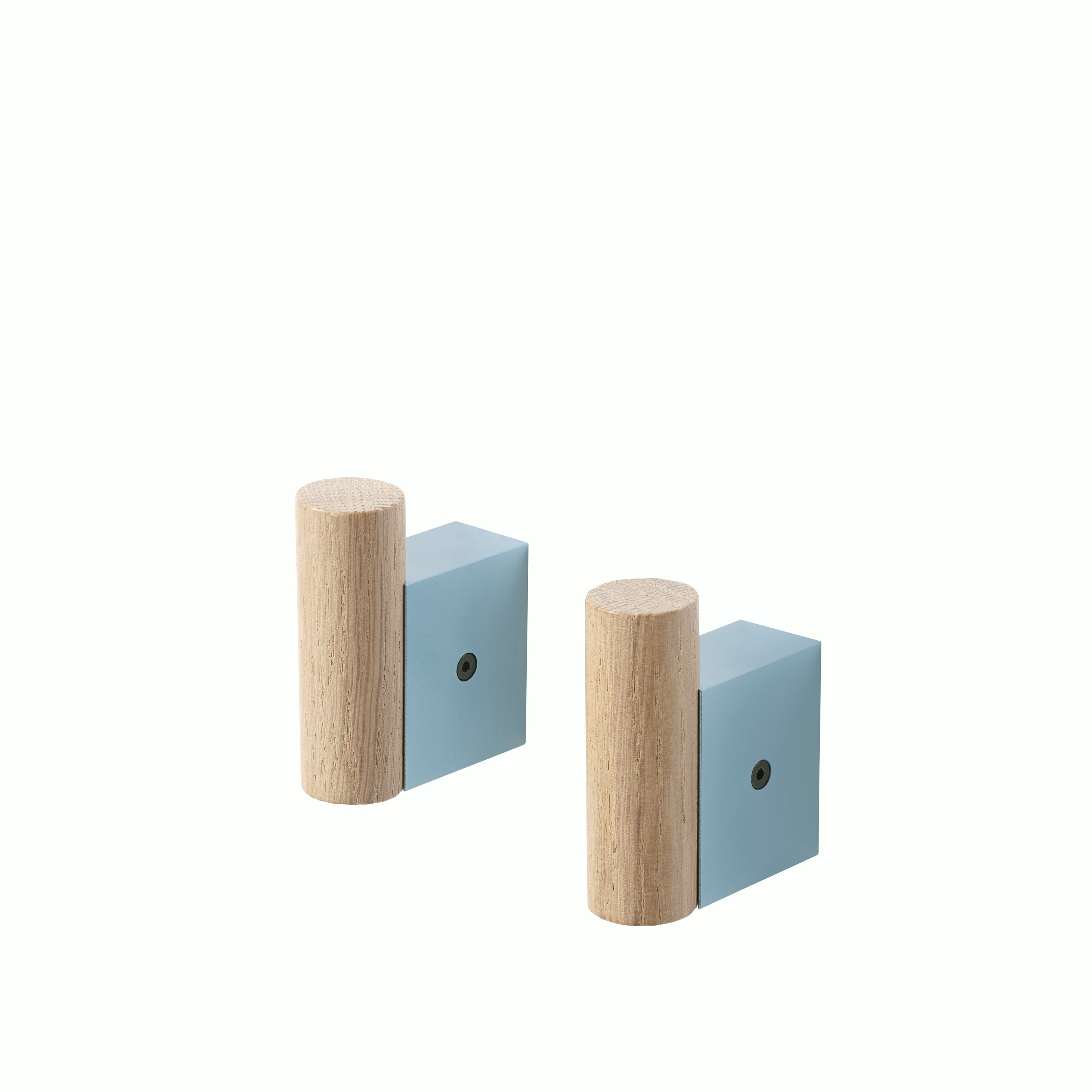 Attach coat hooks pale blue oak set 2 Muuto 5000x5000 hi res