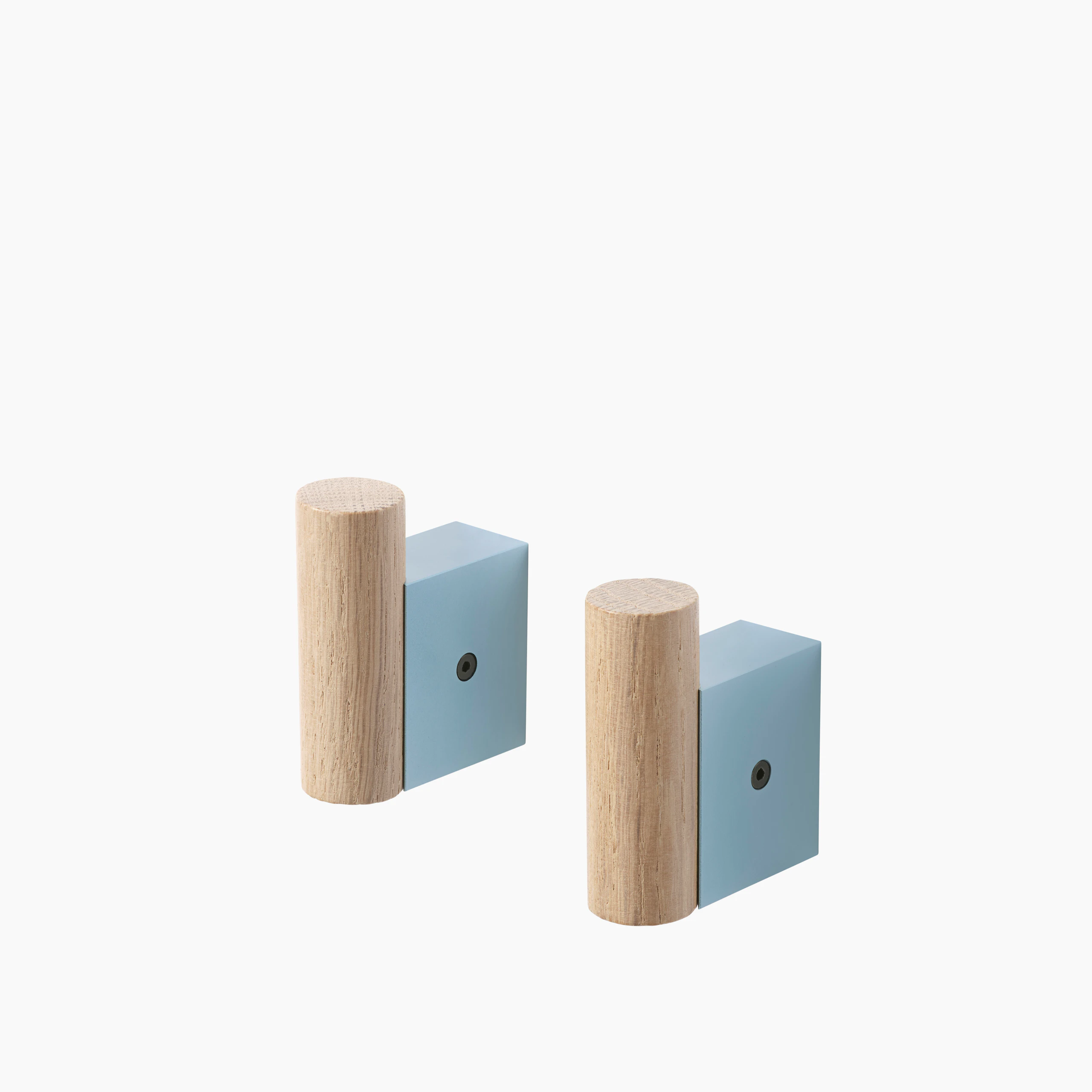 Attach coat hooks pale blue oak set 2 Muuto 5000x5000 hi res