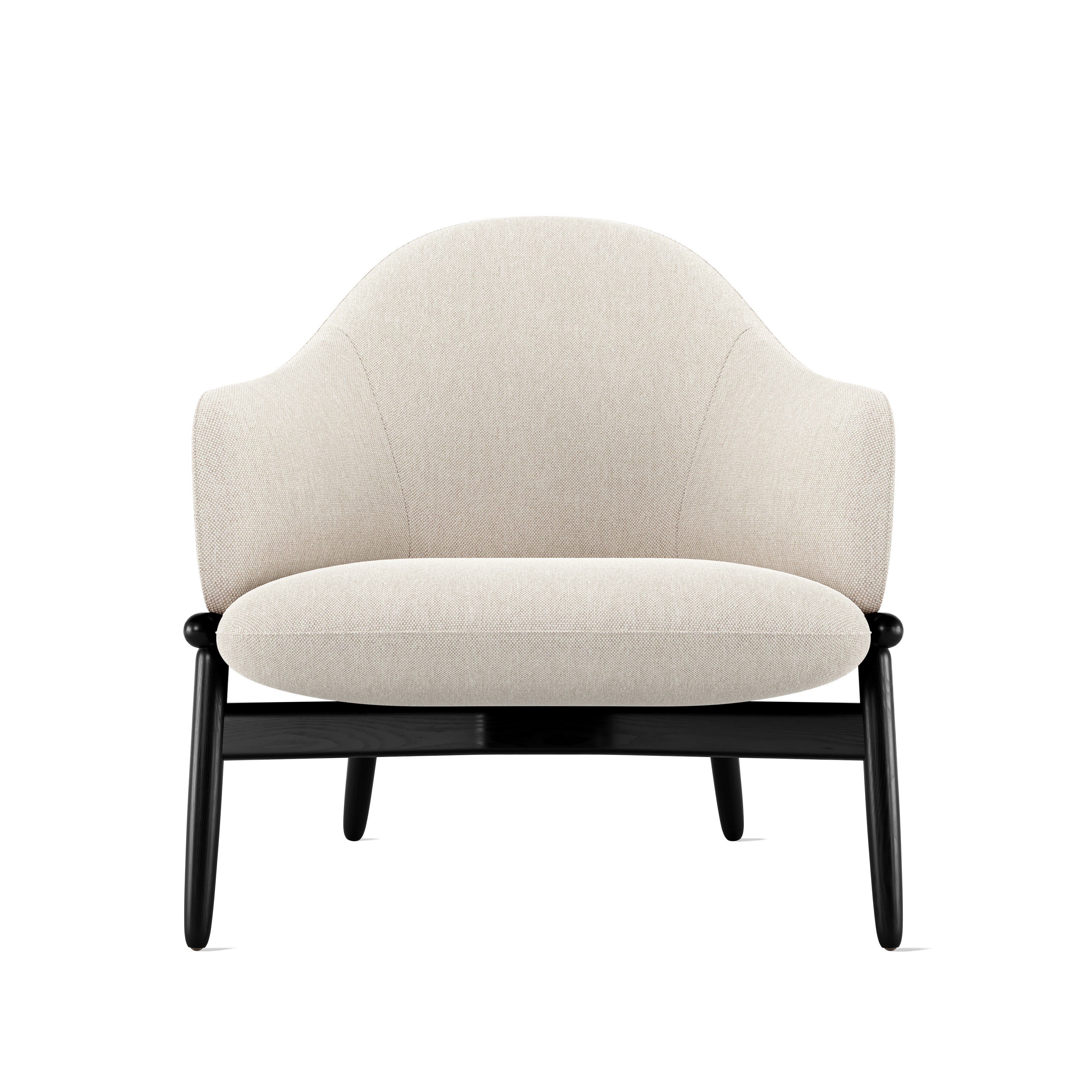 ReFrame Lounge Chair - Mid Back,  Mode Clavicle,  Ebony Ash