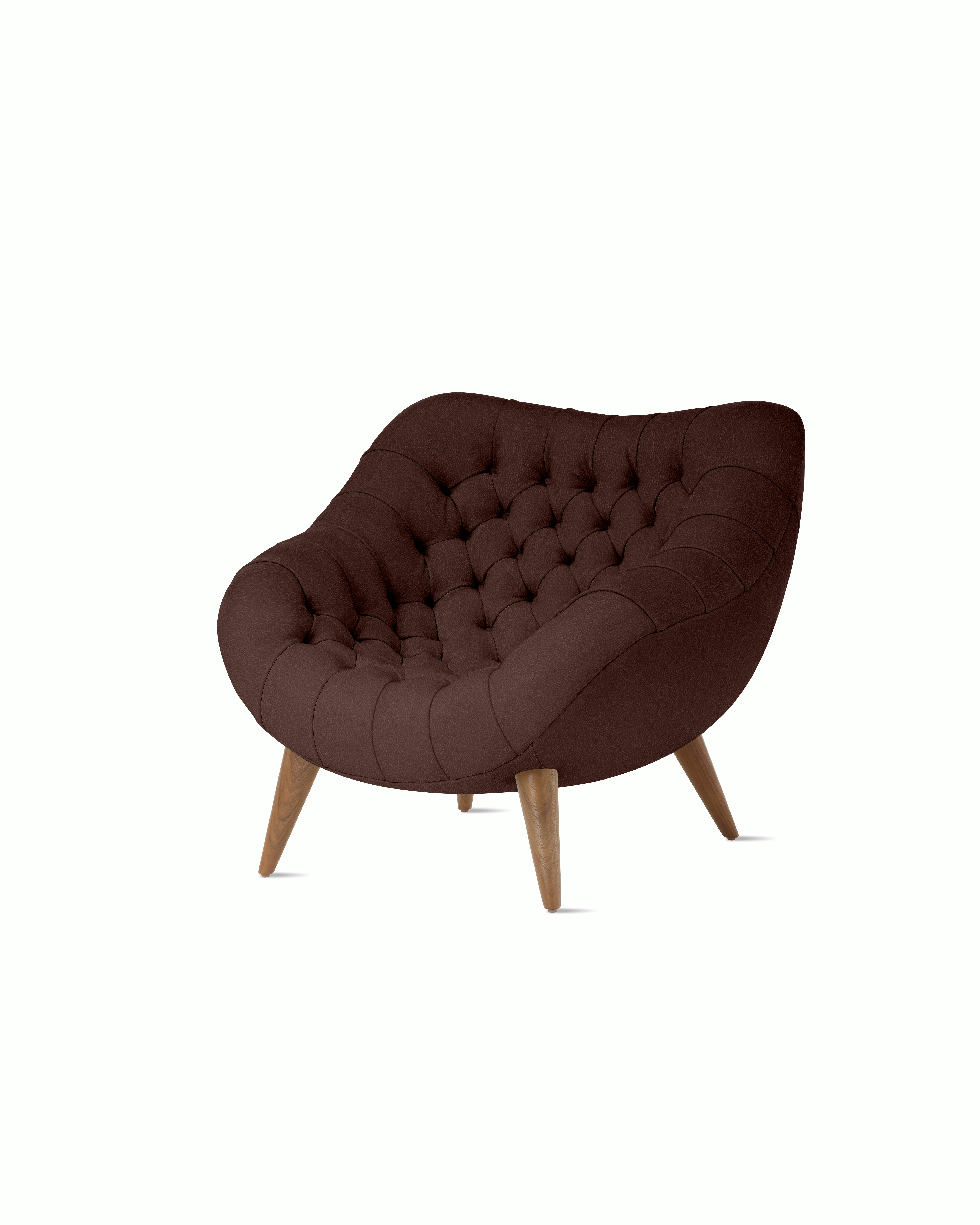 Rohde Easy Chair - Walnut,  Raise Leather,  Centurion