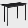 Mode desk in all black.