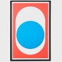 Nelson Pop Art Blue Dot Poster