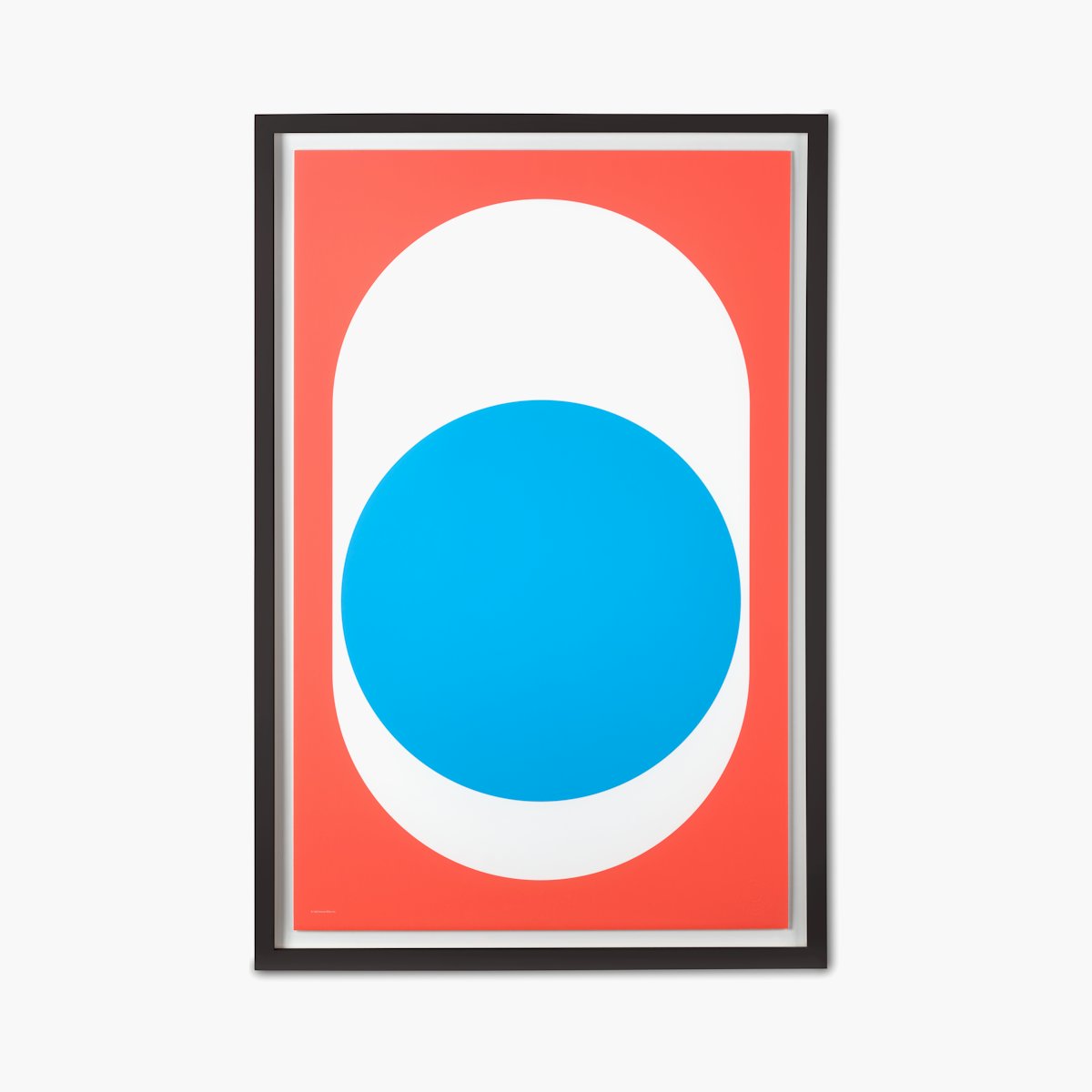 Nelson Pop Art Blue Dot Poster