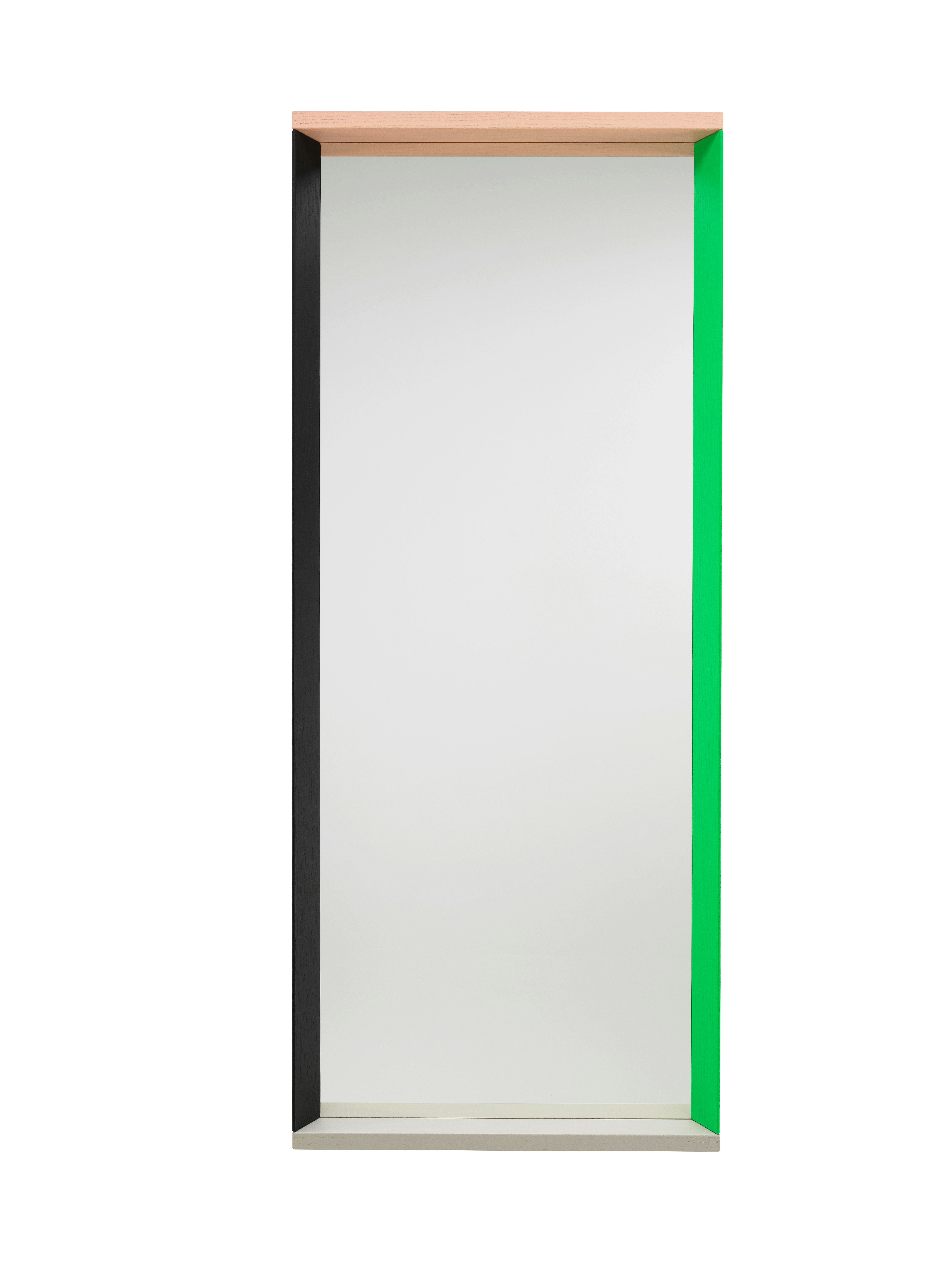 Colour Frame Mirror,  Green/Pink,  Large