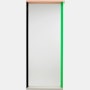 Colour Frame Mirror,  Green/Pink,  Large