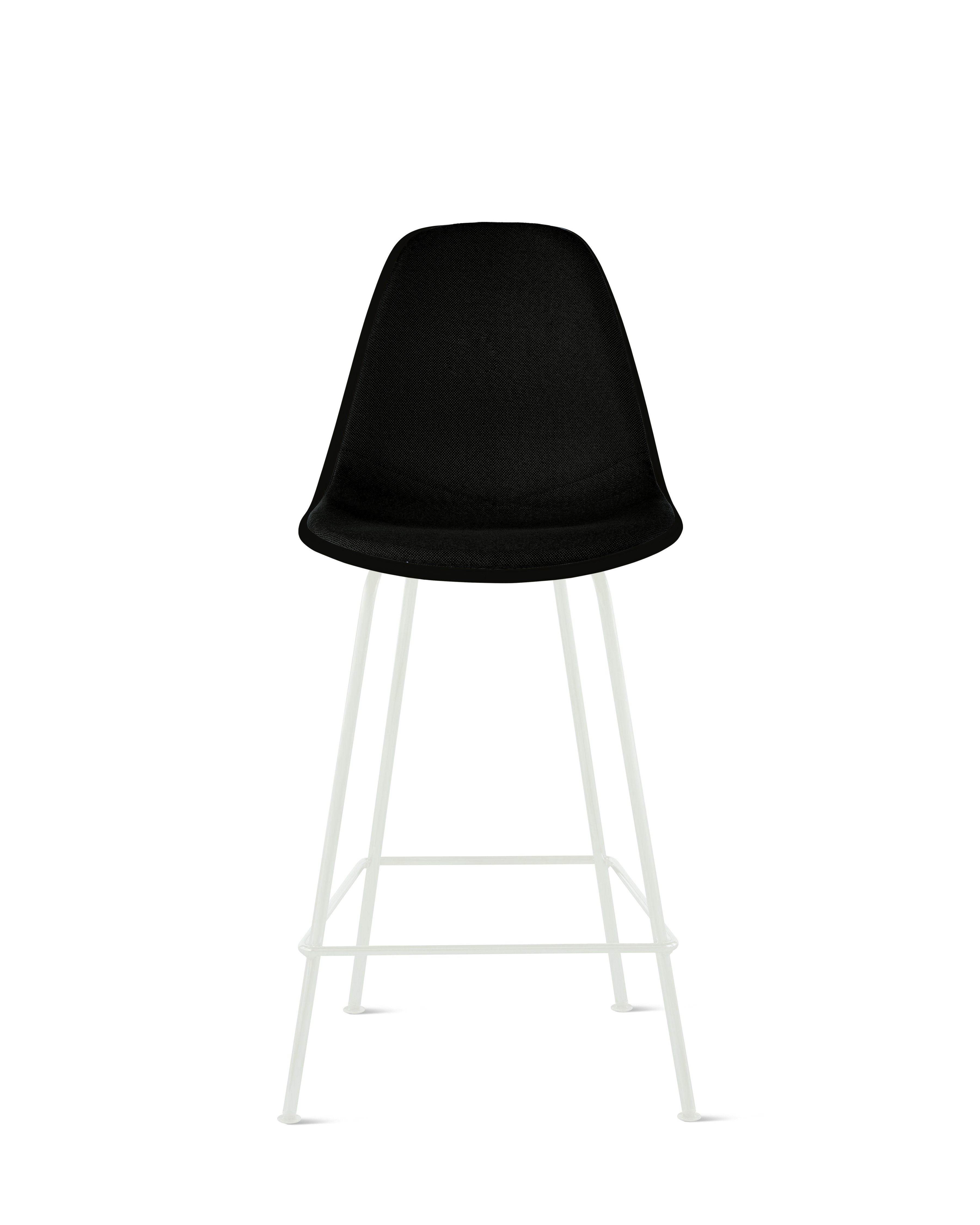 Eames Upholstered Molded Plastic Stool