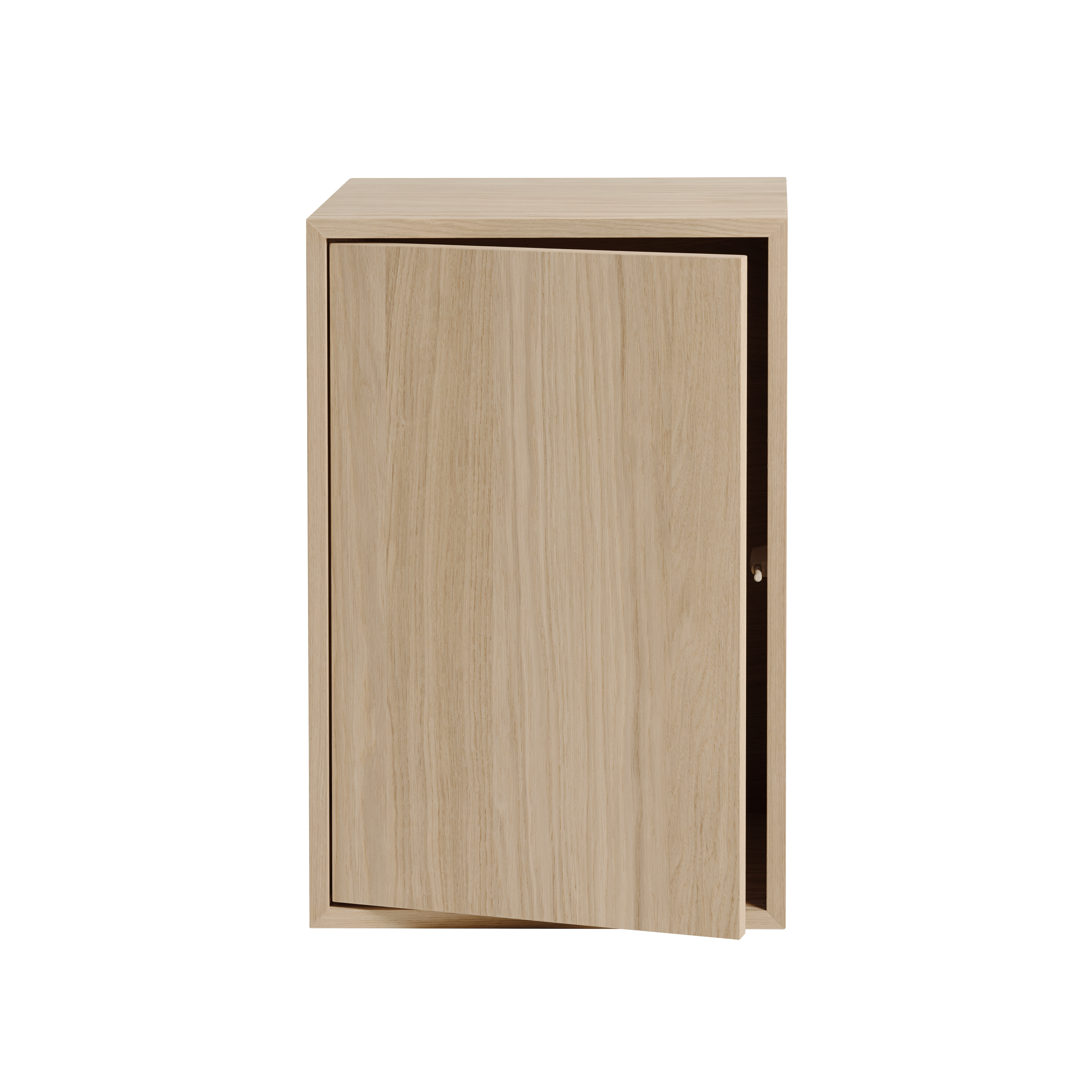 Stacked Storage Boxes - With Door,  Large,  Oak