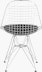Eames Wire Chair with Seat Pad (DKR.5)