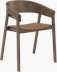 Cover Chair - Armchair, Refine Leather Cognac, Dark Brown Stained Oak Base