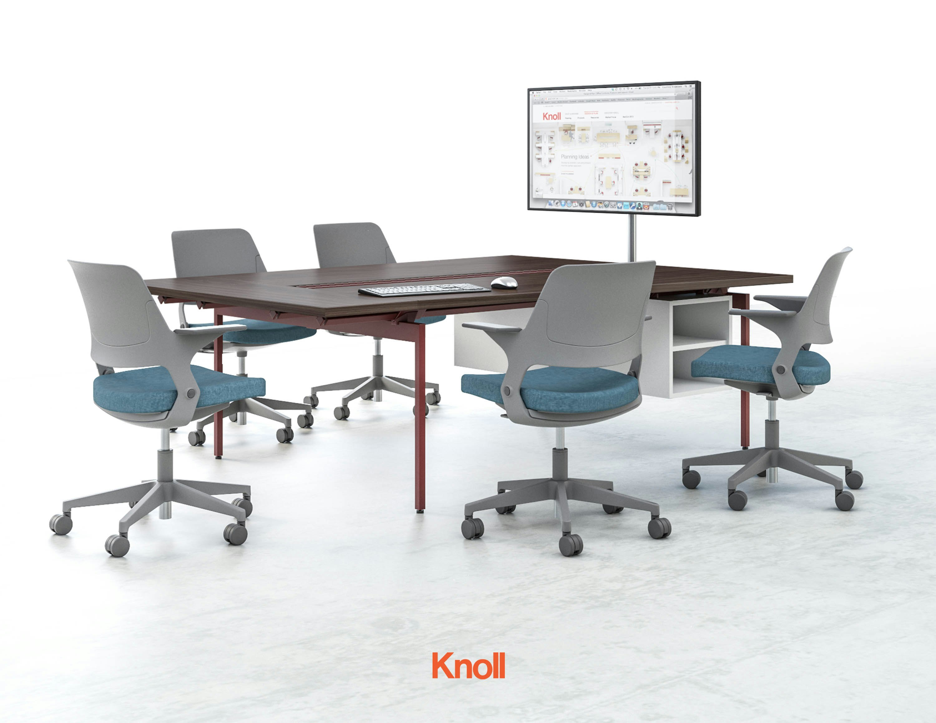 antenna workspaces big table media enclave video display hybrid meeting