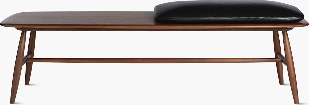 Von Bench with Leather Seat Pad