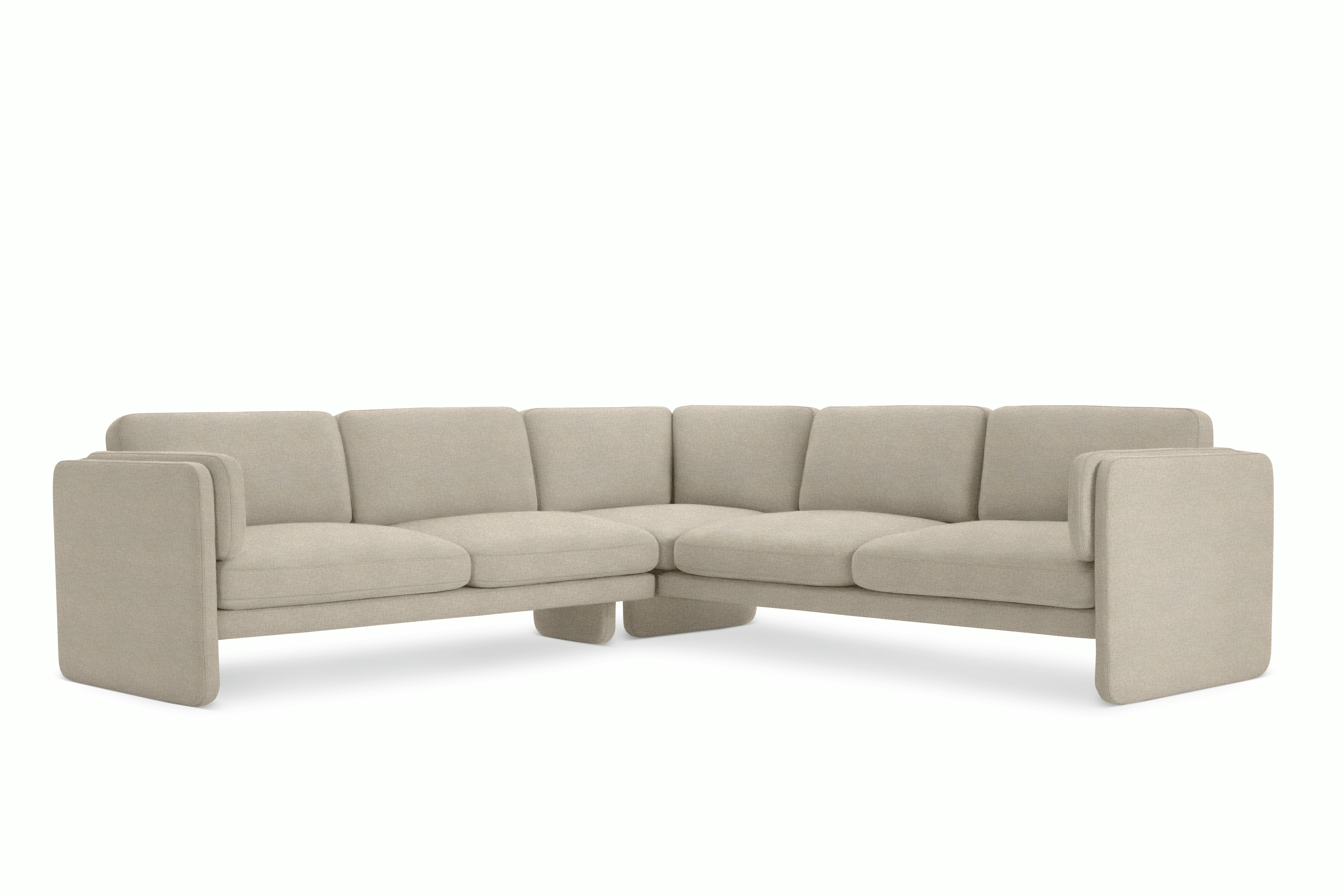 Pastille Corner Sectional, Fabric