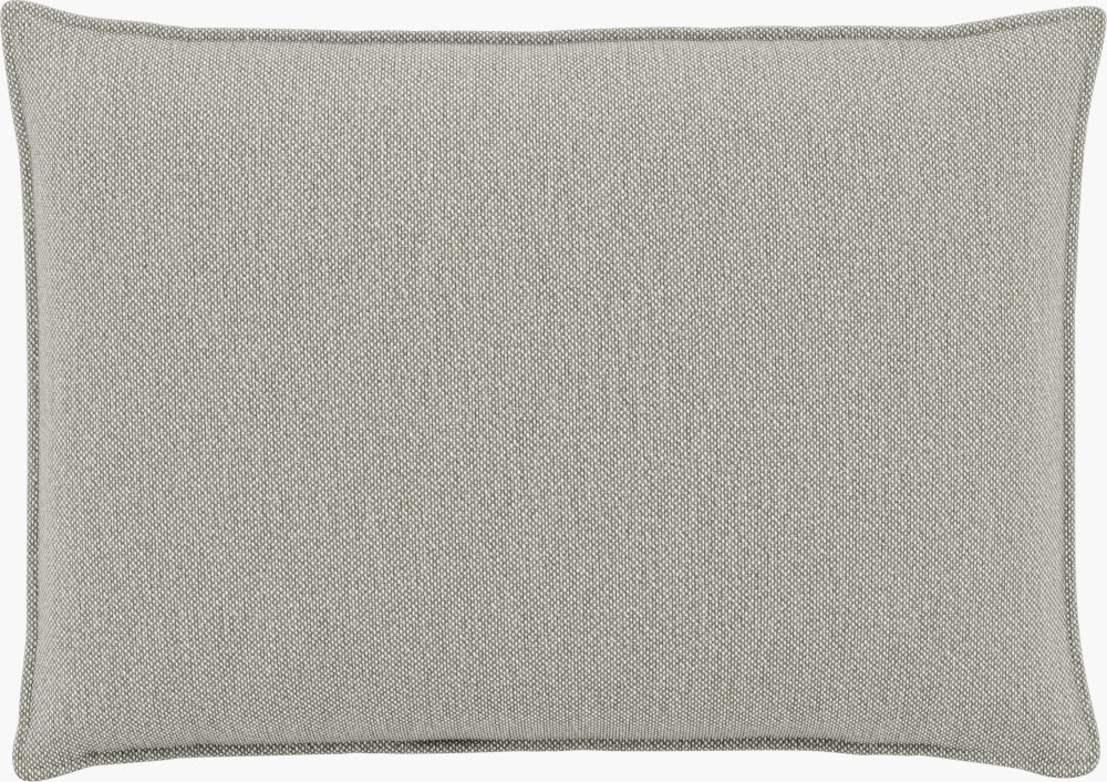 In Situ Throw Pillow - Rectangle,  Clay,  Light Grey