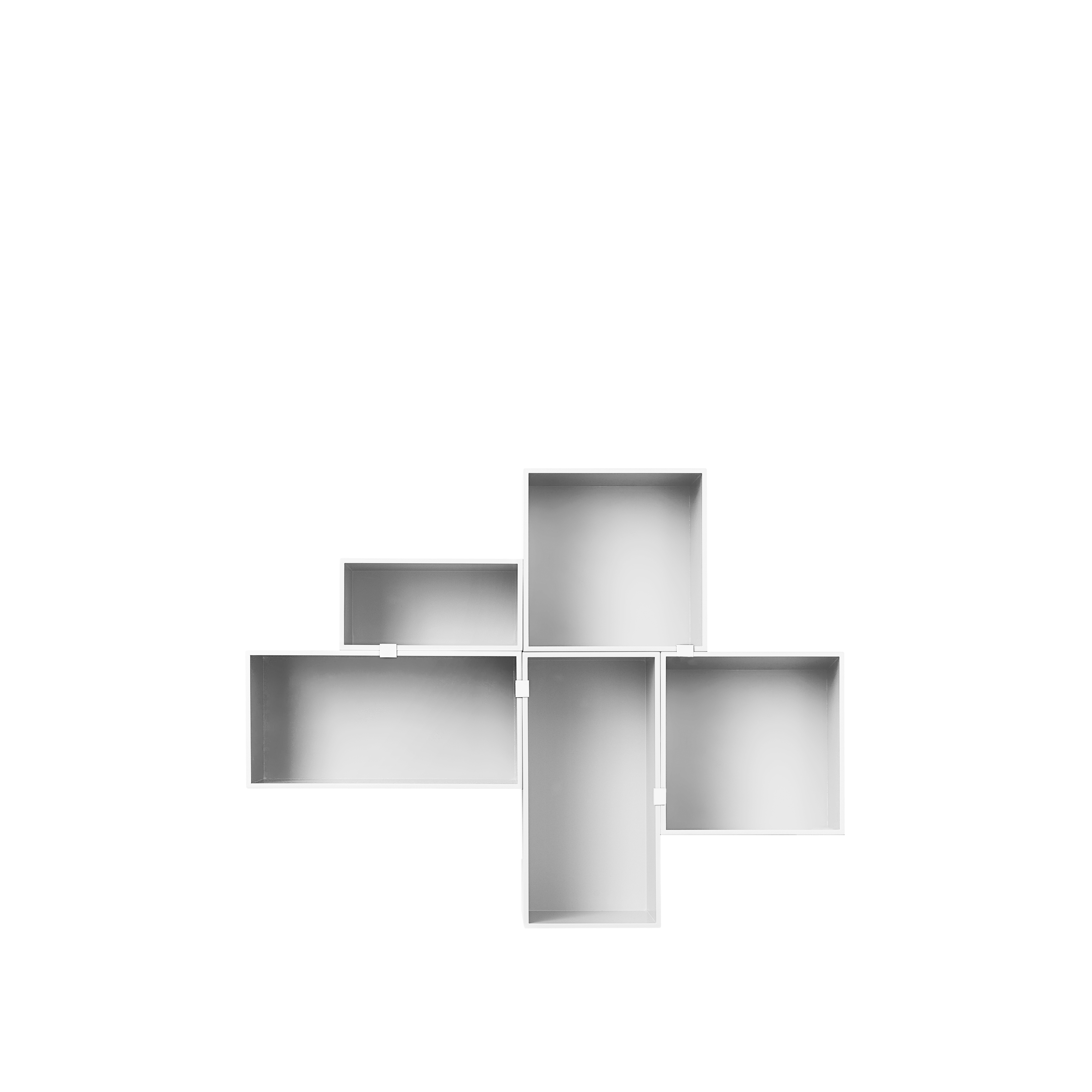 Mini Stacked Storage System - Configuration 6,  White