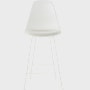 Eames Molded Plastic Counter Stool with Seat Pad