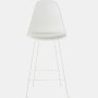 Eames Molded Plastic Counter Stool with Seat Pad