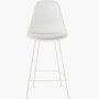 Eames Molded Plastic Stool with Seat Pad Eames Molded Plastic Stool with Seat Pad