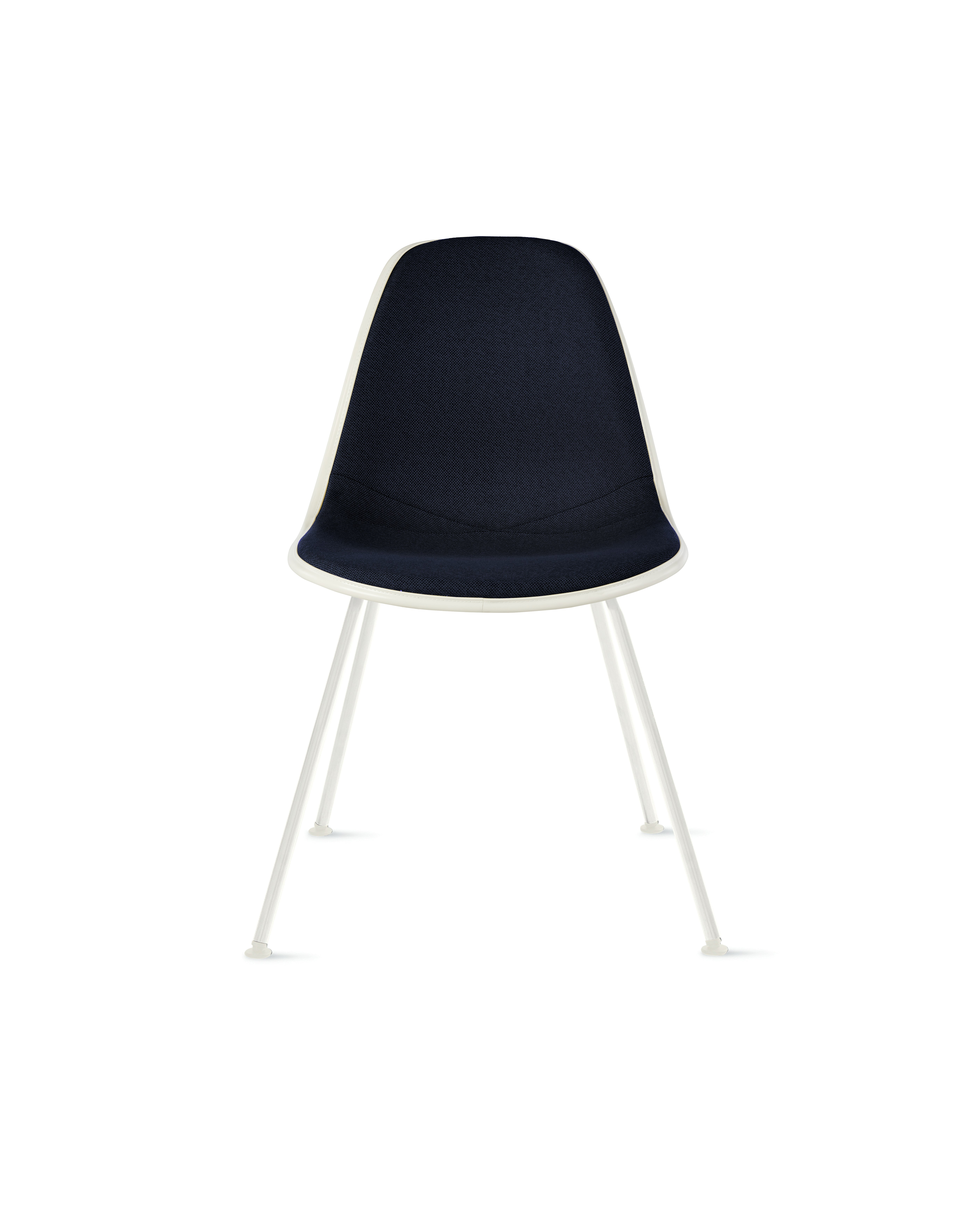 Eames Upholstered Molded Plastic Side Chair
