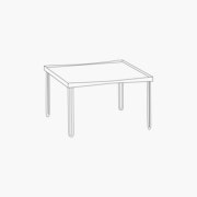 Tray Table with Reversible Tabletop