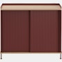Enfold sideboard 100x45 h85 oak deep red side