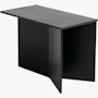 Wood Slit Side Table Wood Slit Side Table, Black