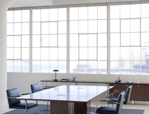 Propeller Conference Table with Square Drum Base, Propeller Conference Table with Square Drum Base,