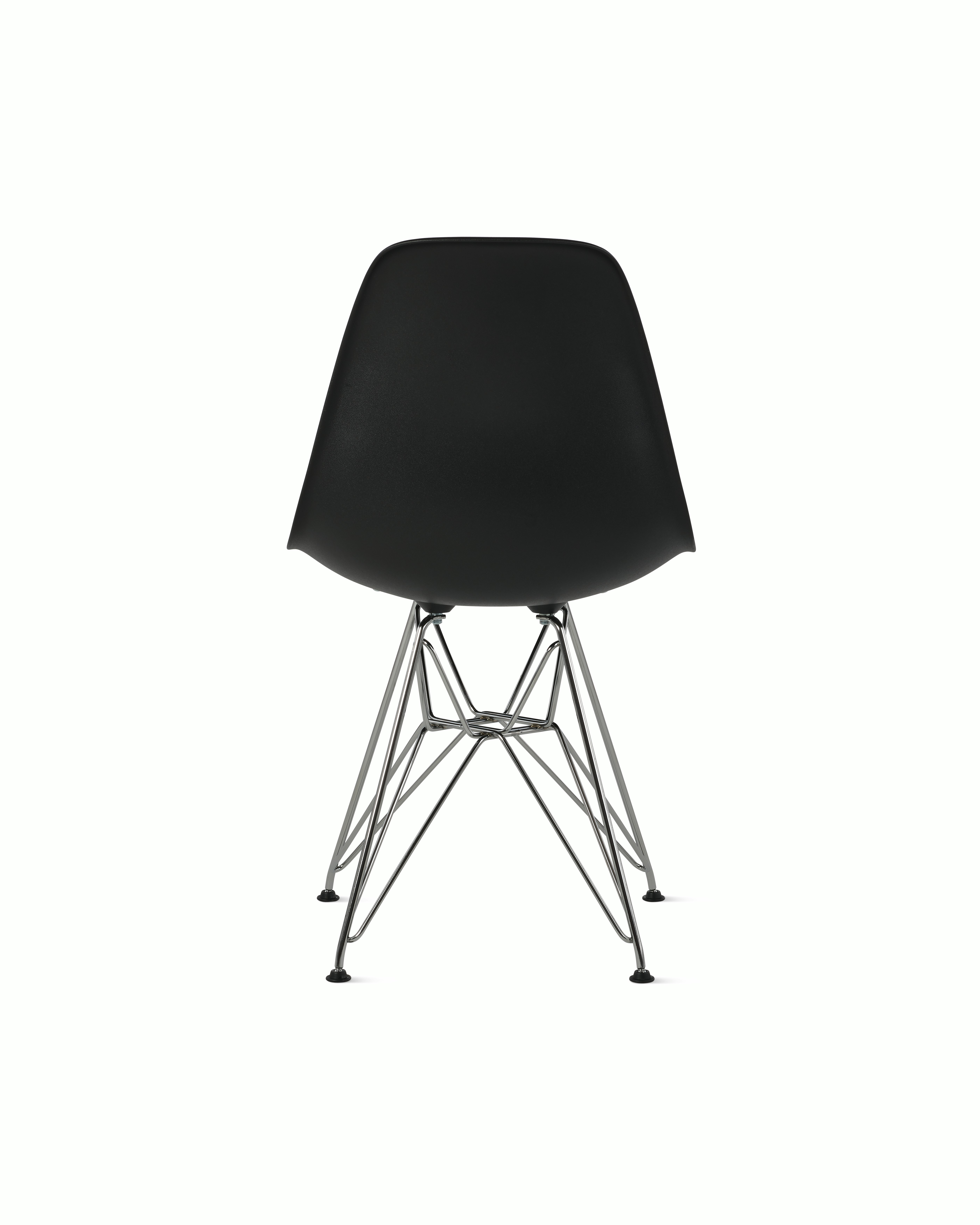 Eames Molded Plastic Side Chair with Seat Pad