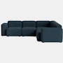 Mags SL Corner Sectional - Right, Pecora, Blue