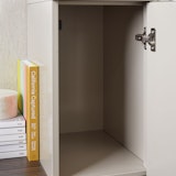 Quoin Locker detail Quoin metal storage locker hinge hinged door