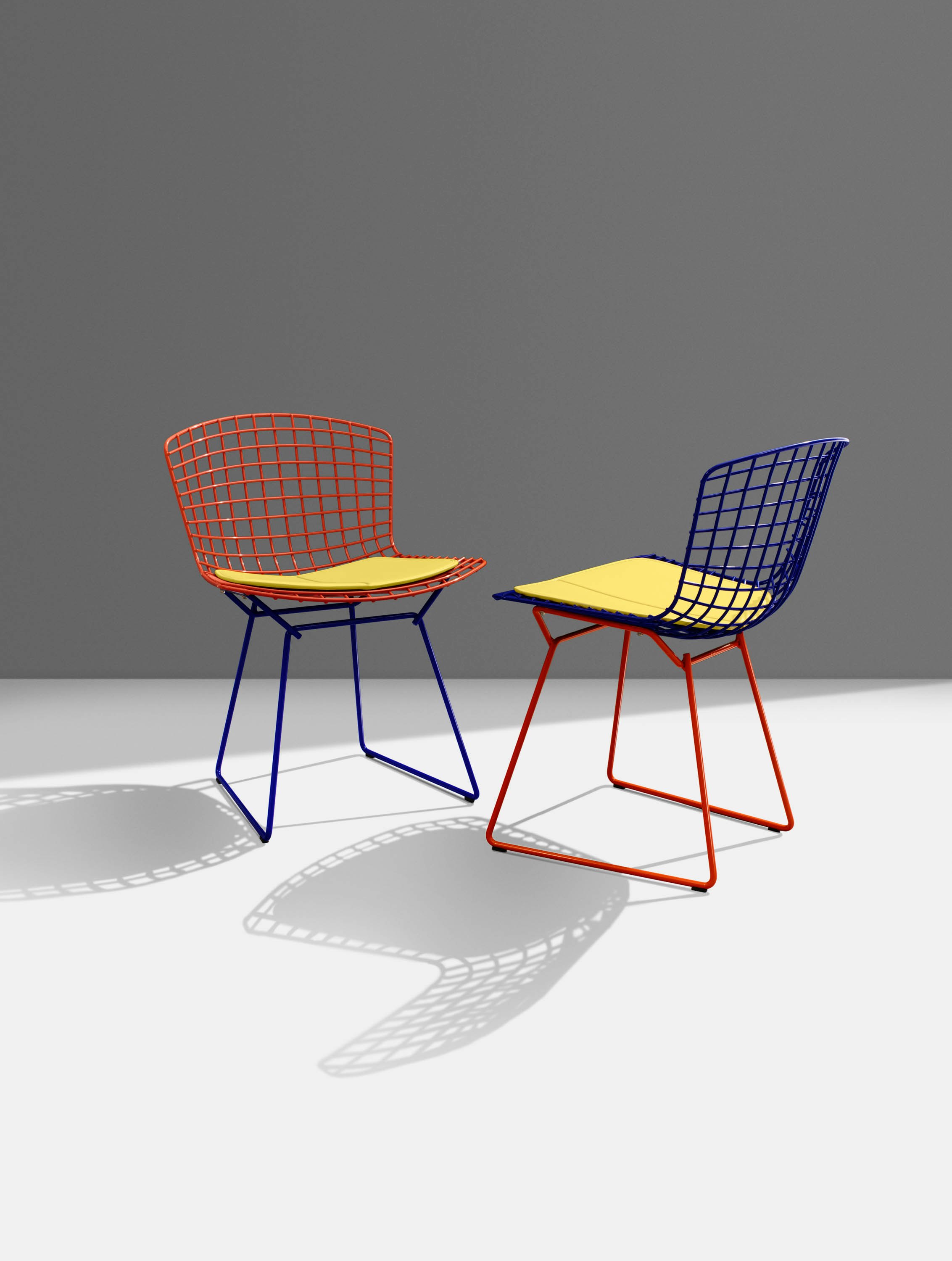 Bertoia Two-Toned Side Chair