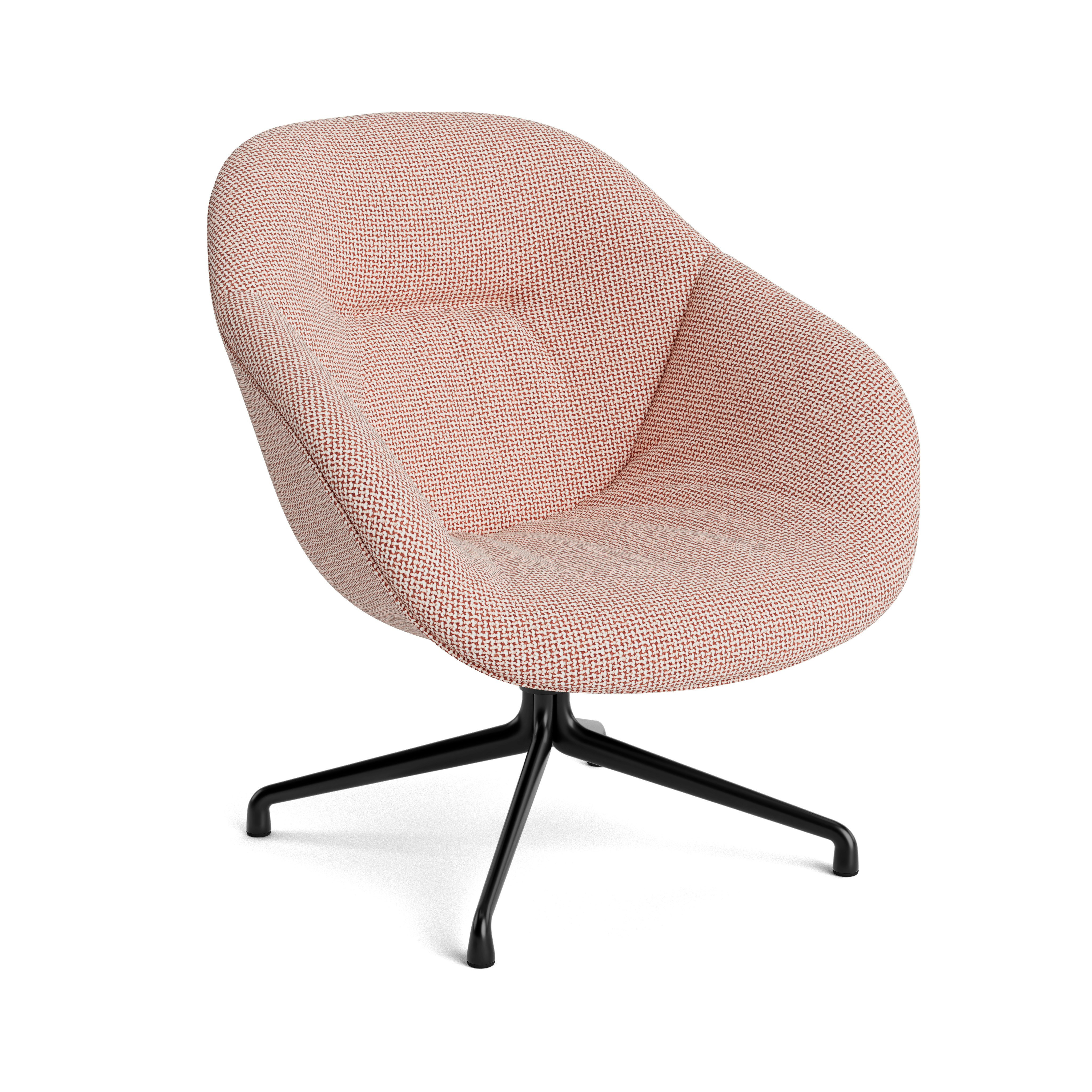 AAL 81 Swivel Chair, Low Back - Soft, Tartaglia, 861 Red White, Black