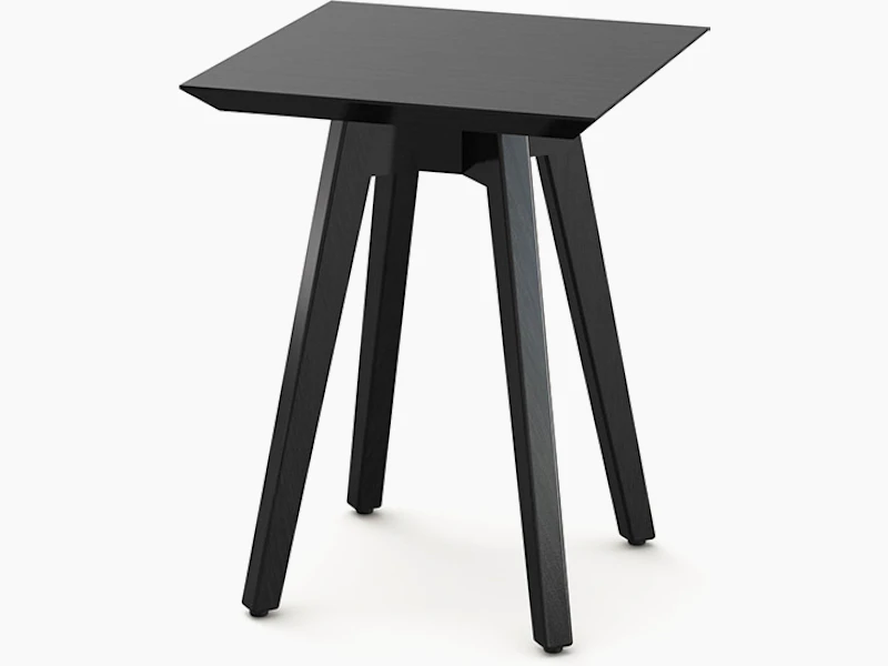 Risom Side Table - Square, Ebonized Walnut