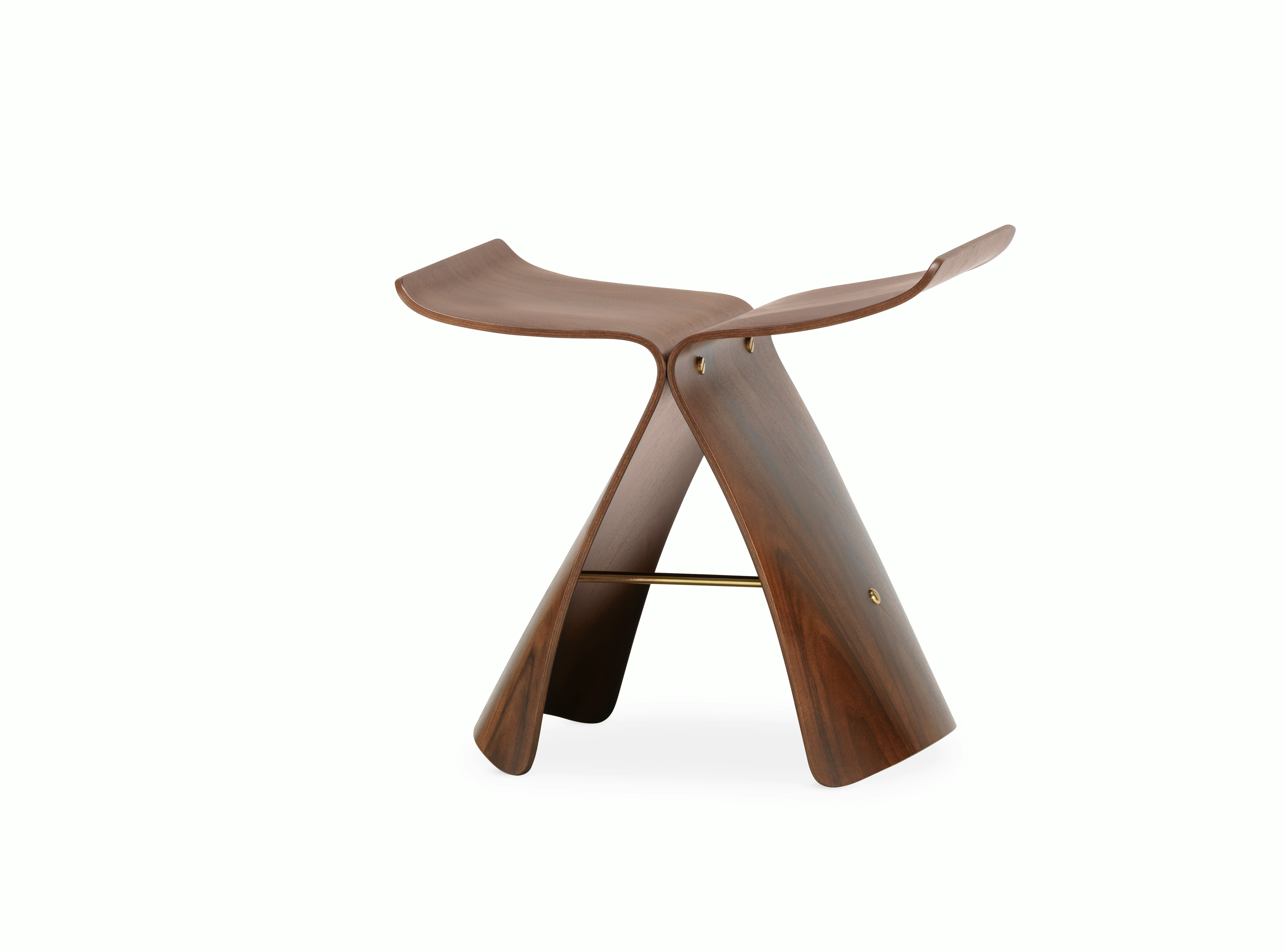 Yanagi Butterfly Stool in Palisander