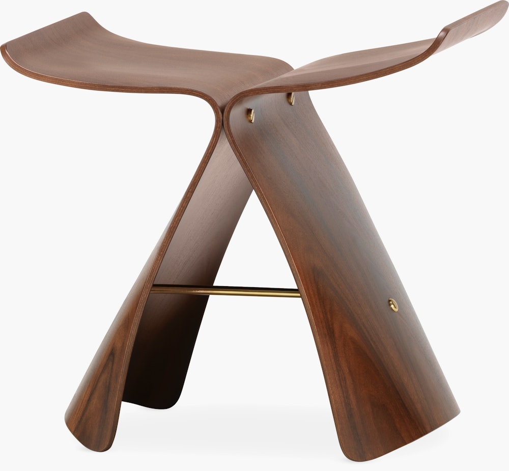 Yanagi Butterfly Stool in Palisander