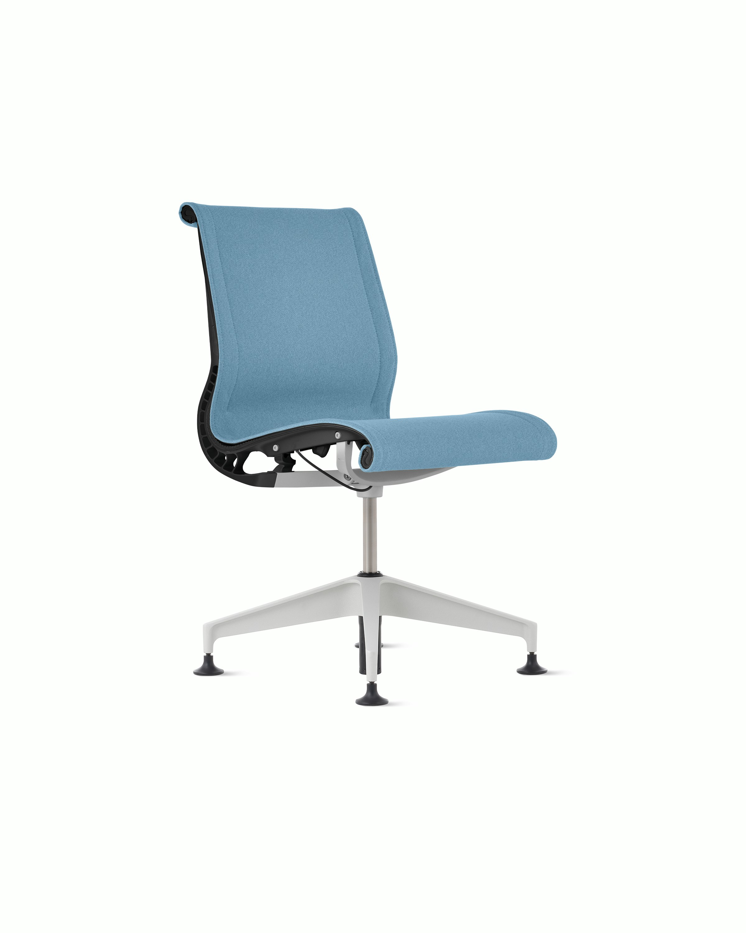 Setu Fixed Side Chair, Armless