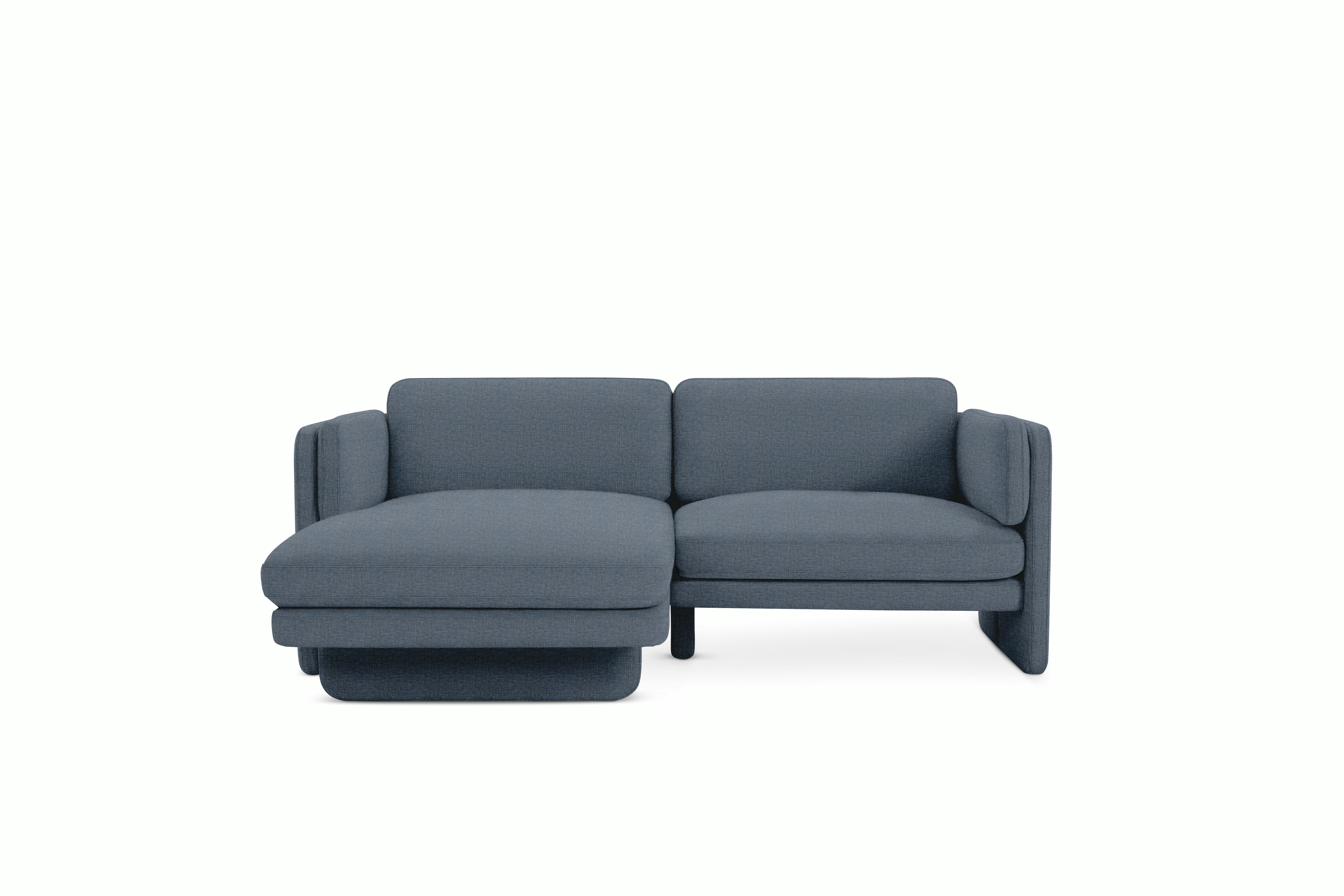 Pastille Sectional Chaise - 80 in - Left