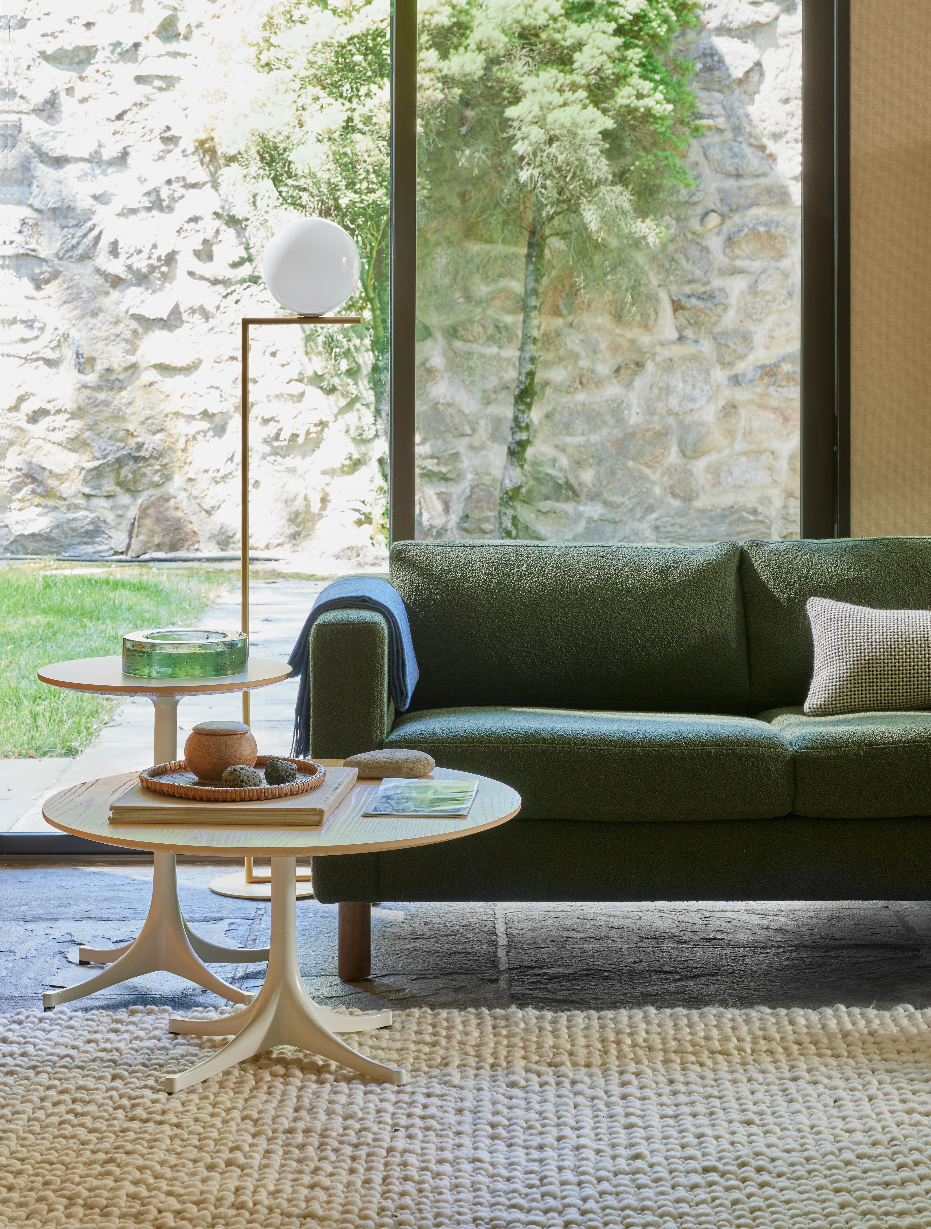 Nelson Pedestal Side Table