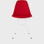 Eames Upholstered Molded Plastic Side Chair