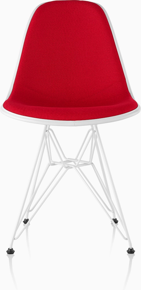 Eames Upholstered Molded Plastic Side Chair