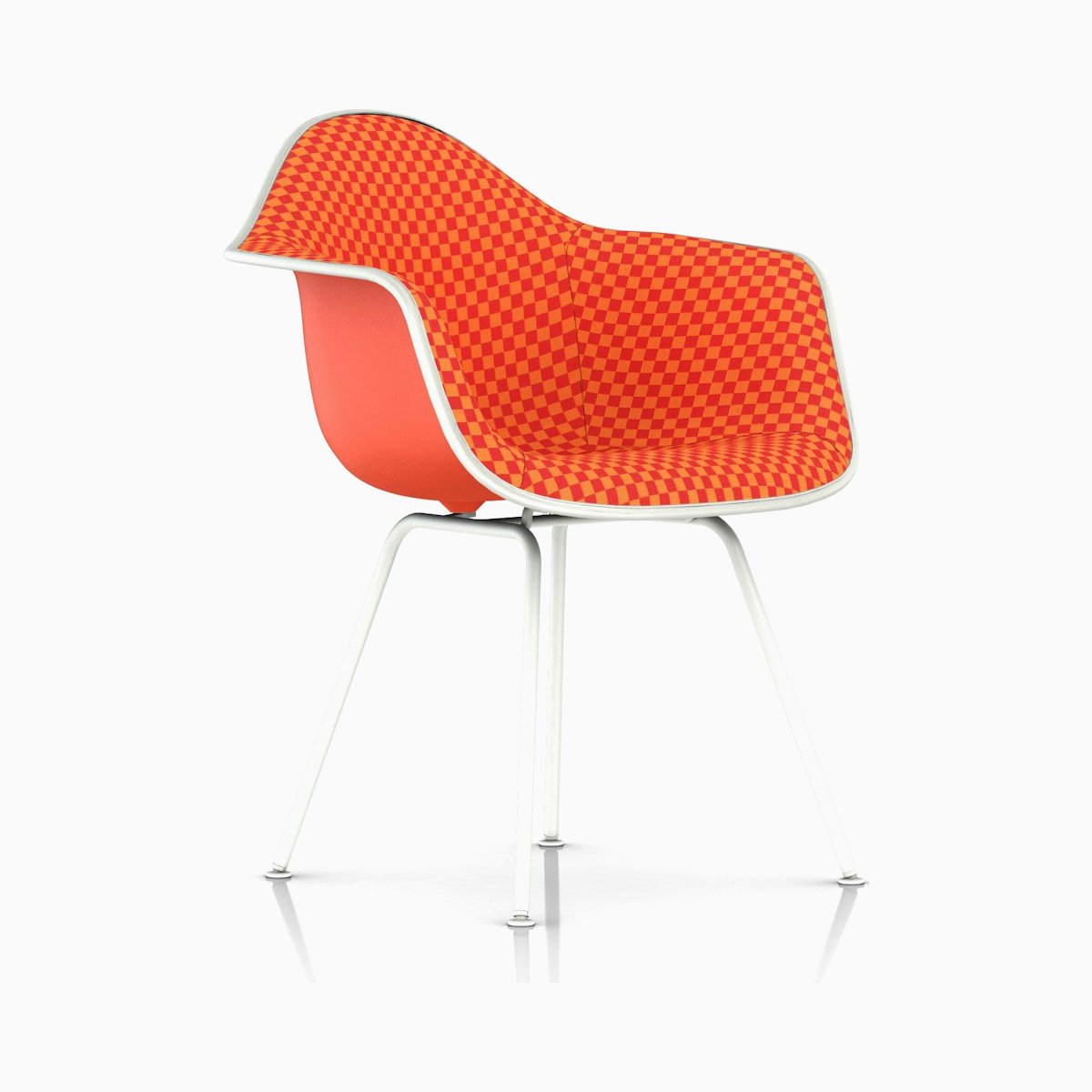 Eames Upholstered Molded Plastic Armchair