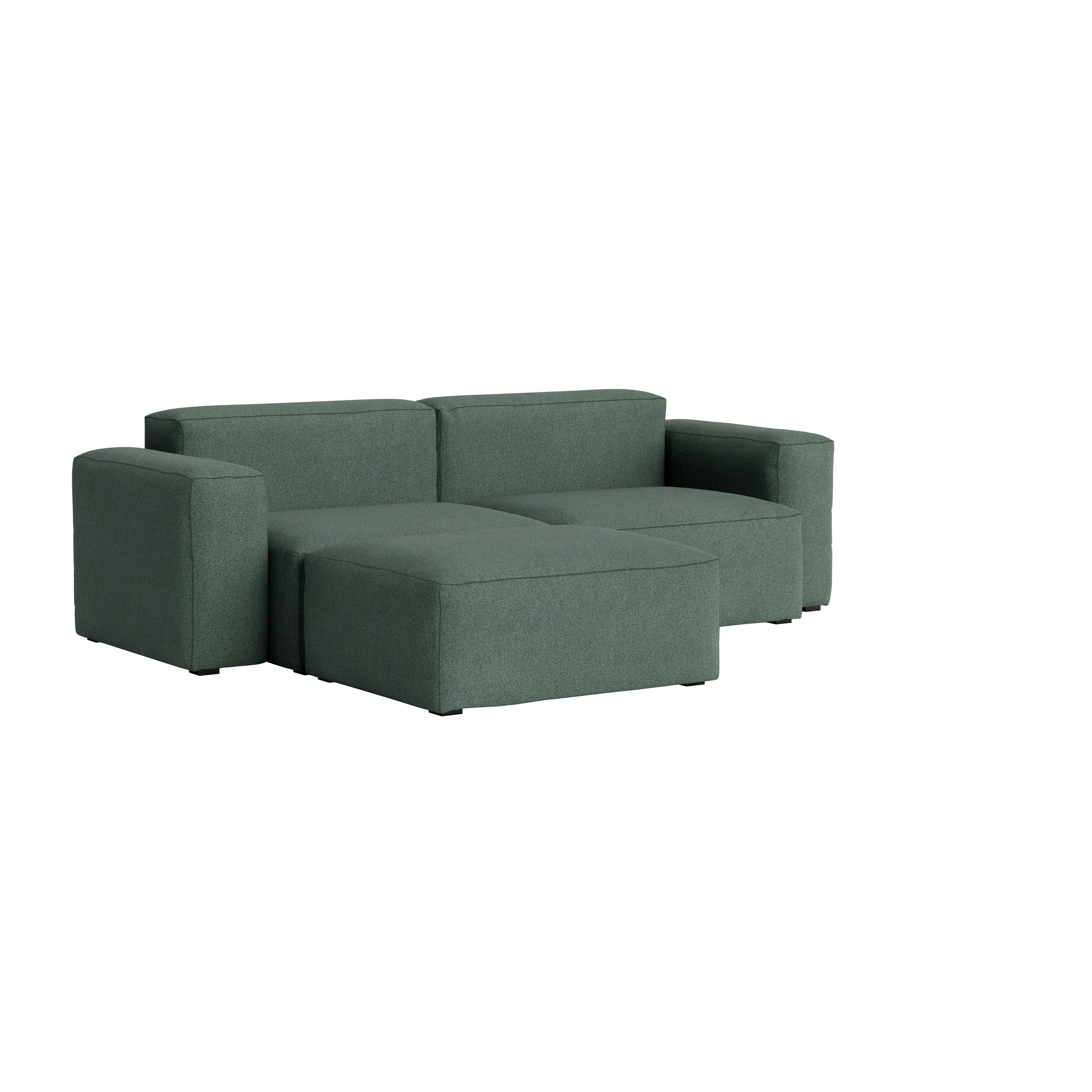 Mags Soft Low Modular Sectional - Pecora, Green