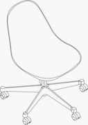 Eames Upholstered Task Chair