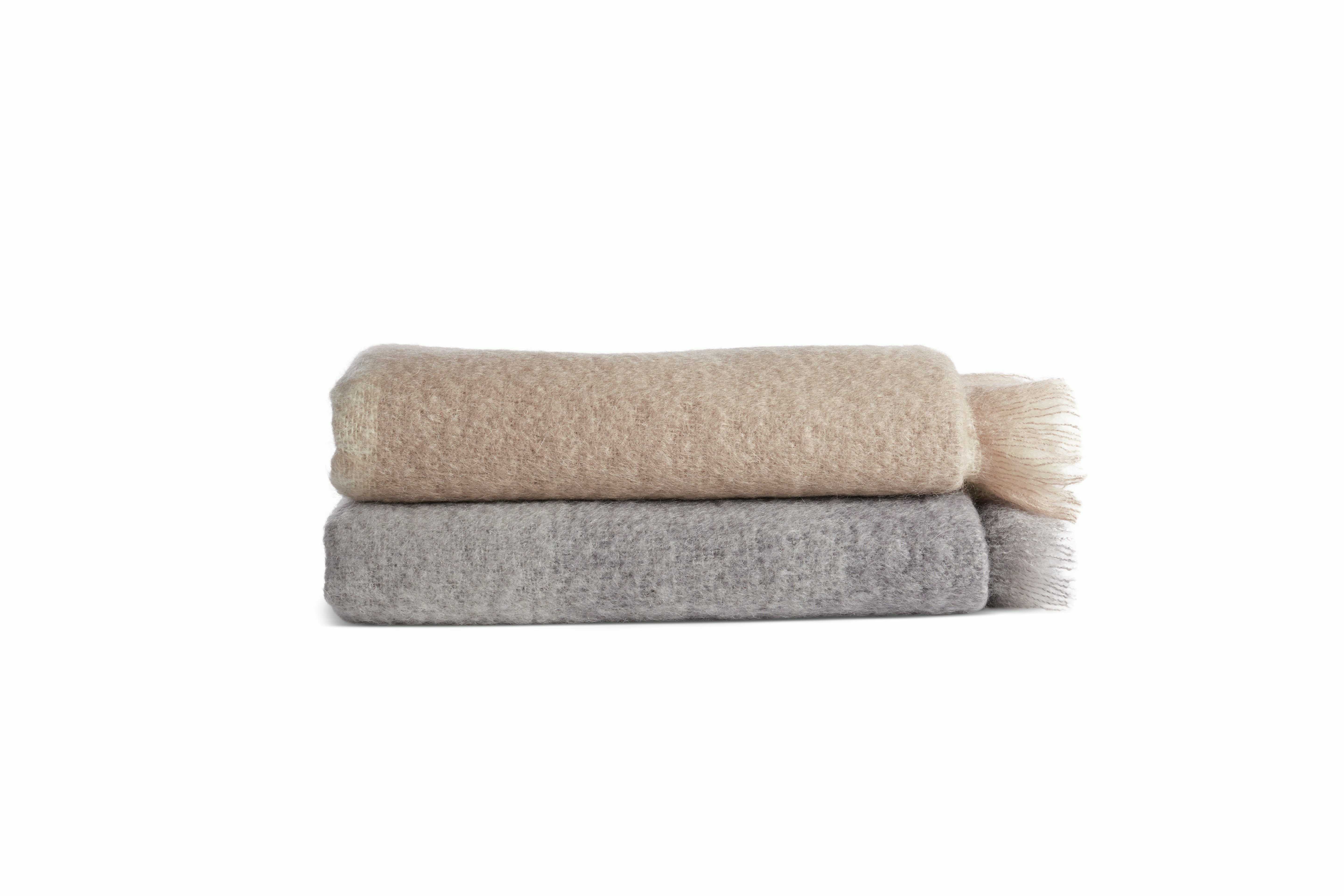 Avoca Colorblock Mohair Throw
