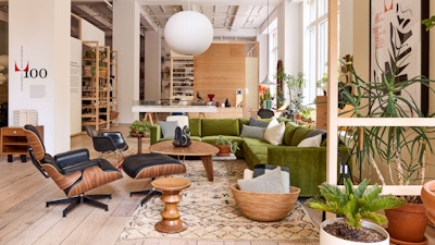 Loja de varejo da Herman Miller na principal localização na cidade de Nova York.