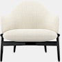 ReFrame Lounge Chair - Mid Back,  Capri,  Snow,  Ebony Ash