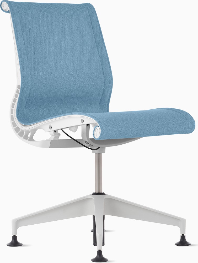 Setu Fixed Side Chair, Armless
