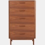 Miro 5 Drawer Dresser - Tall